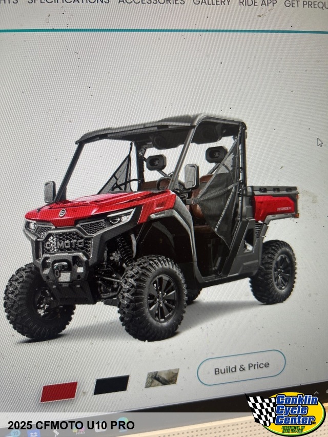 2025 CFMOTO U10 PRO 2 Seater